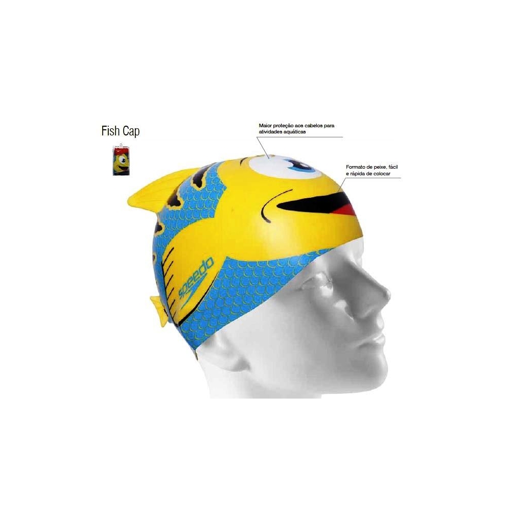 TOUCA NATAÇÃO SPEEDO SHARK/FISH   528814/15
