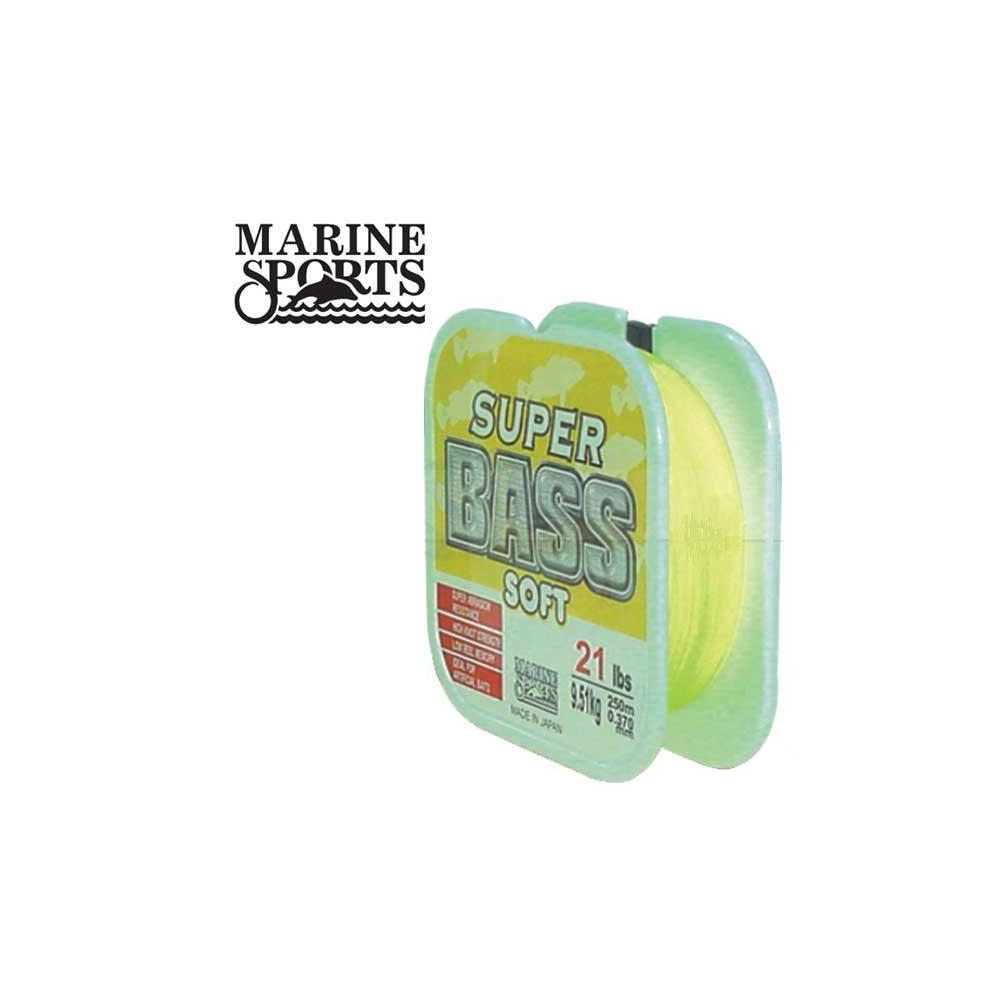 LINHA MARINE SPORTS SUPER BASS 0.33mm COM 250METROS     17 LBS