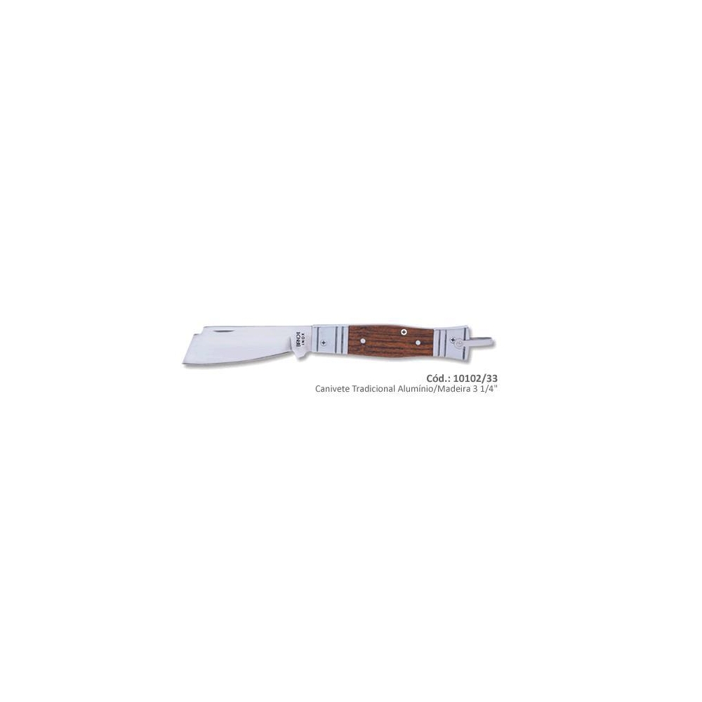 CANIVETE BIANCHI TRADICIONAL ALUMINIO/MADEIRA 3 1/4´´