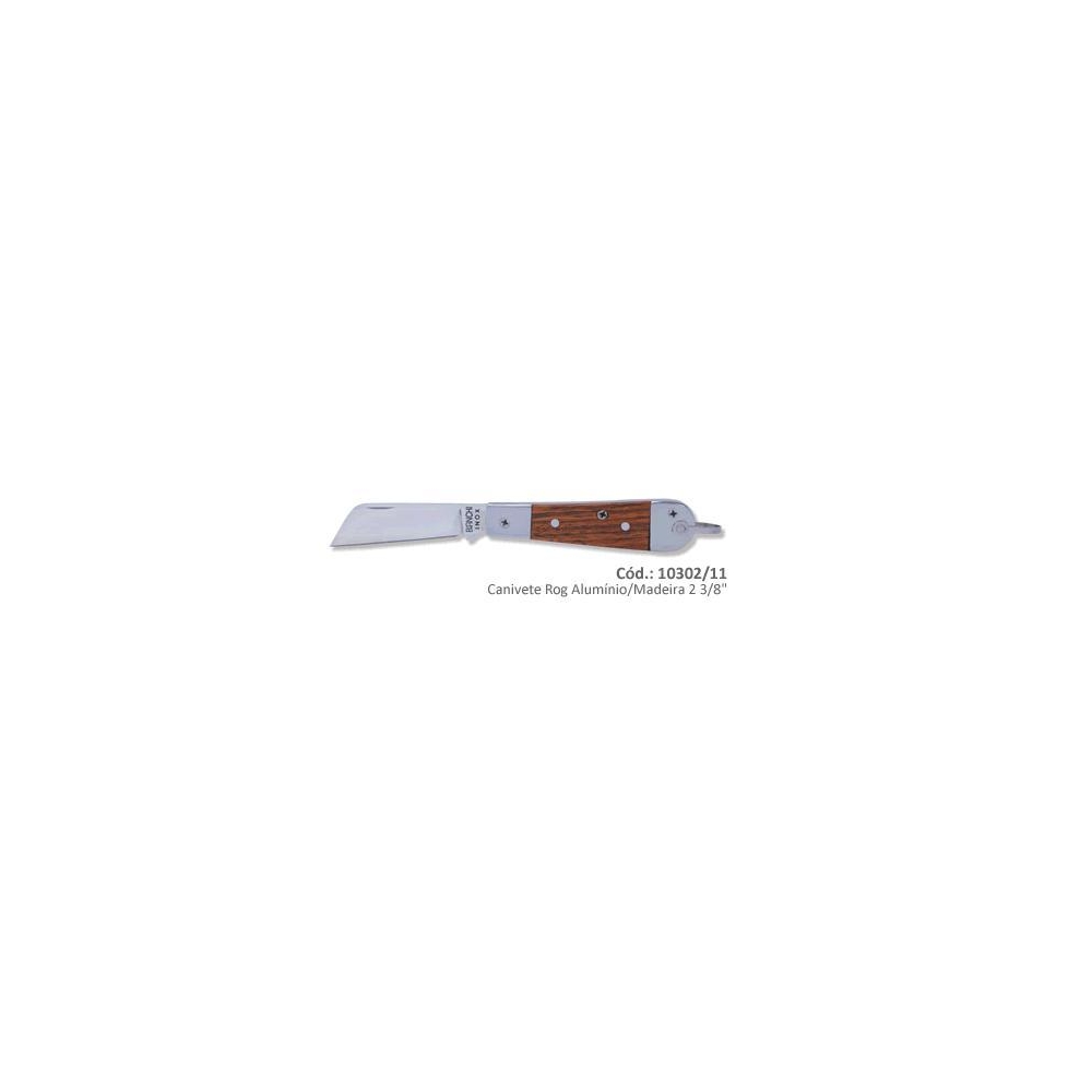CANIVETE BIANCHI ROG. ALUMINIO/MADEIRA 2 3/8´´