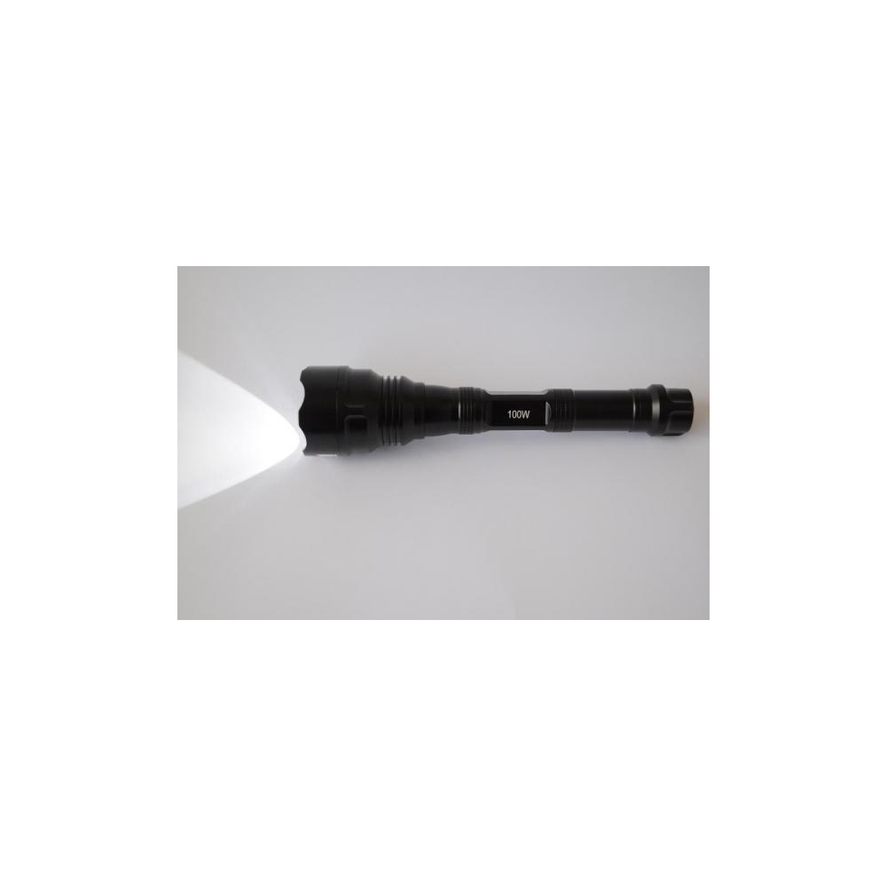 LANTERNA METAL PRETA 100W REGULAVEL