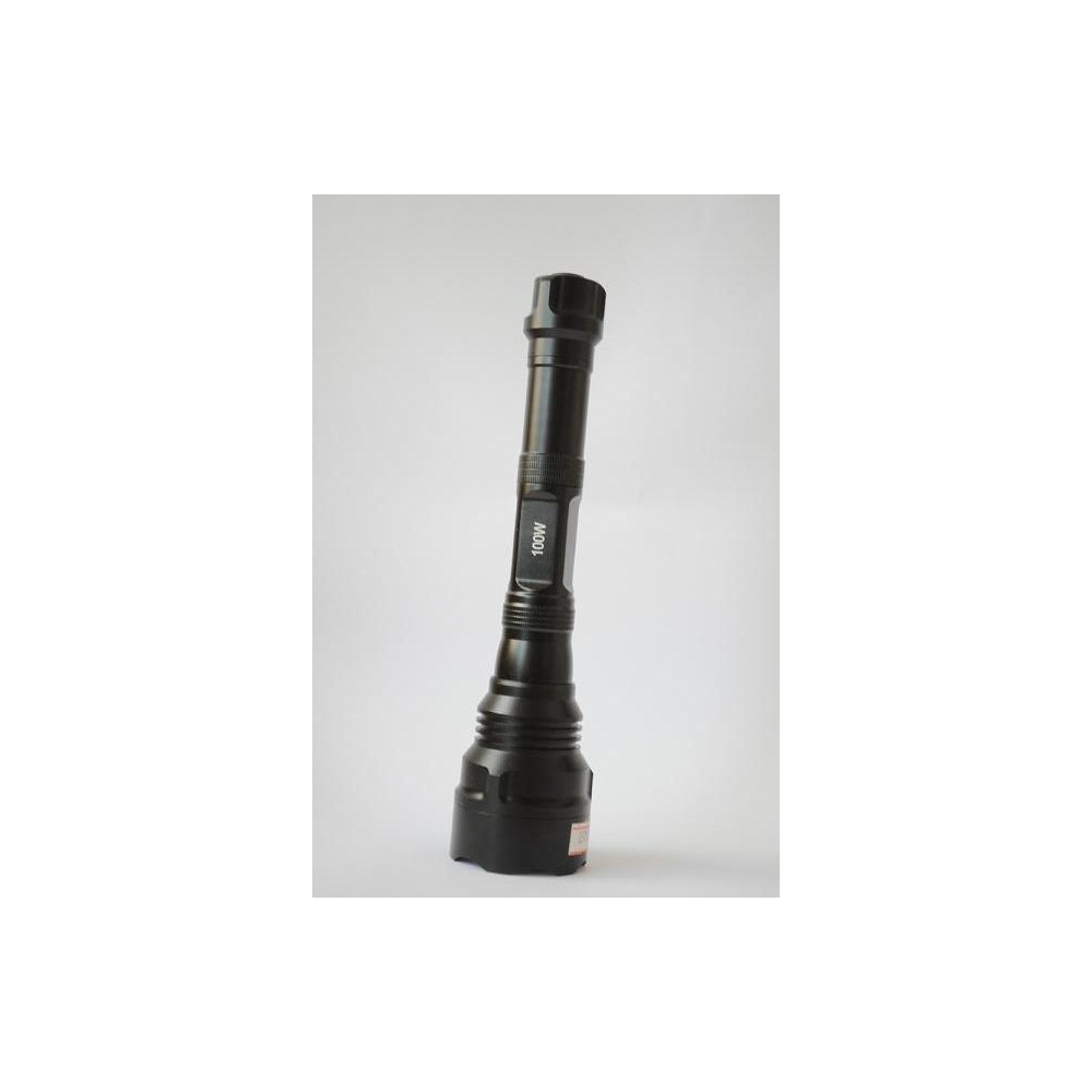 LANTERNA METAL PRETA 100W REGULAVEL