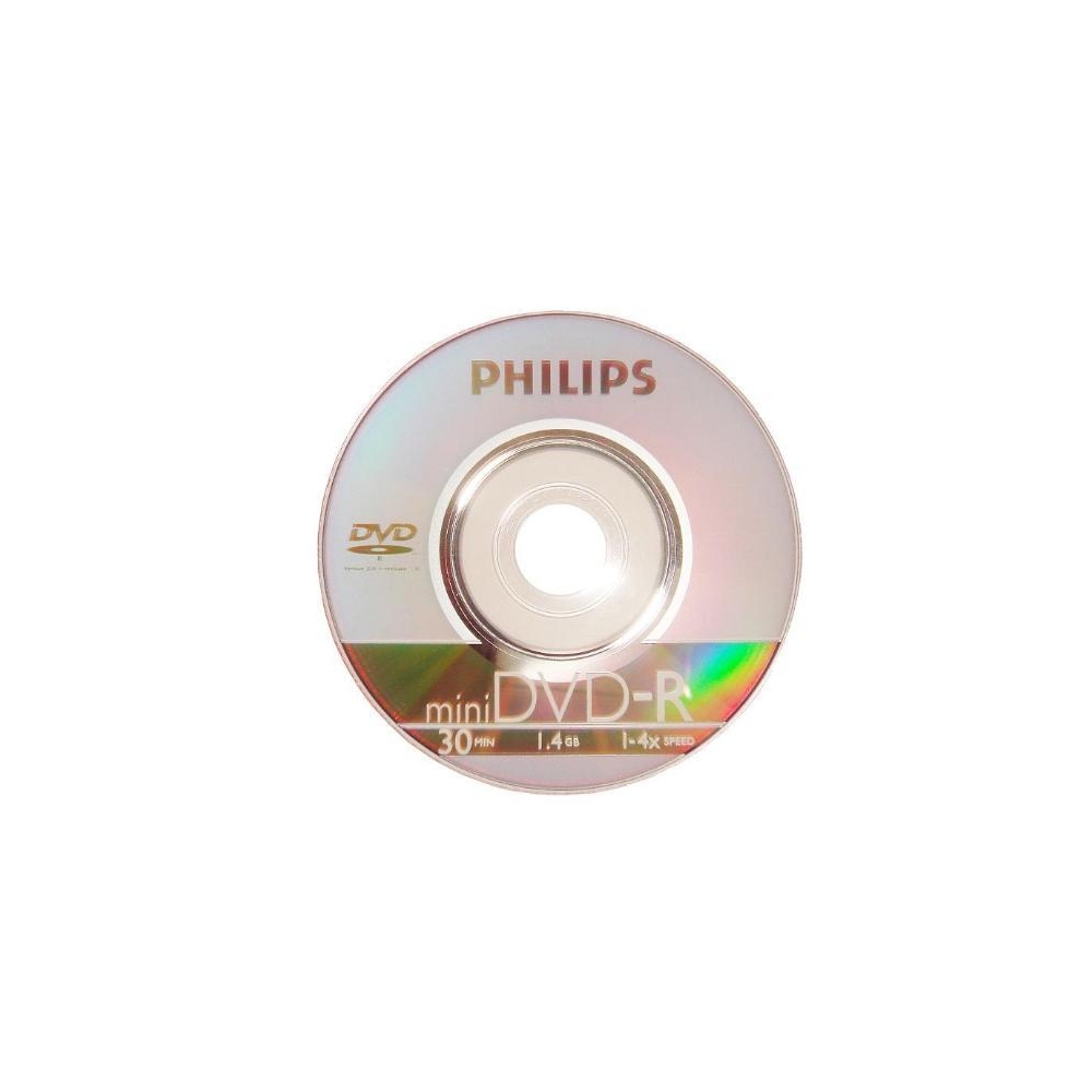 CD DVD MINI PHILIPS - RW REGRAVAVEL SEM CAPA.