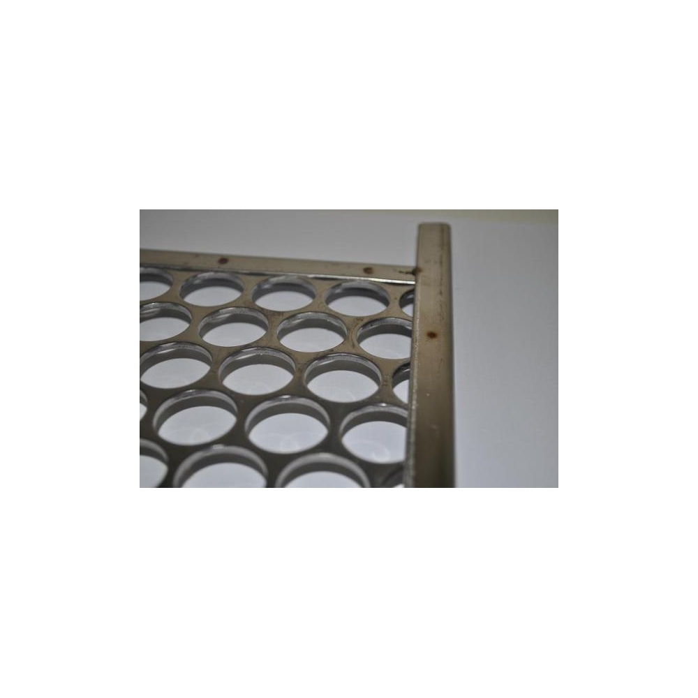 GRELHA CHURRASCO DE AÇO INOX 50cm X 50cm GROSSA REFORÇADA