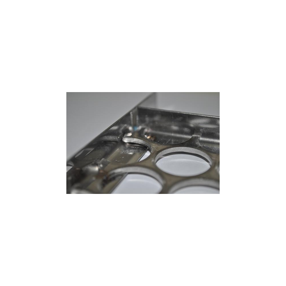 GRELHA CHURRASCO DE AÇO INOX 55cm X 50cm GROSSA REFORÇADA