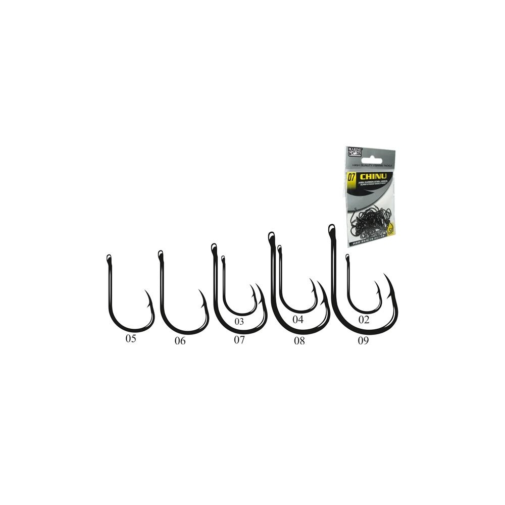 ANZOL CHINU MARINE SPORTS CARBONO 6/7 UNIDADE