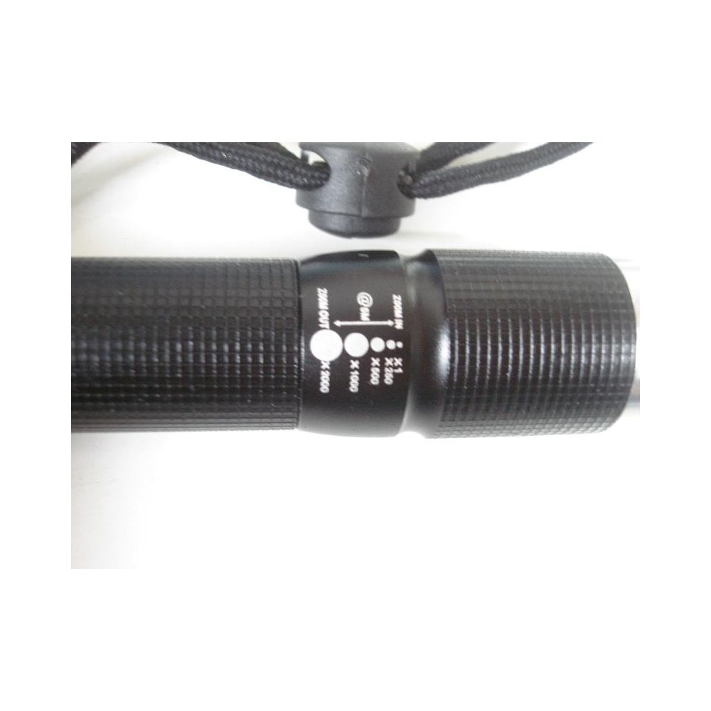 LANTERNA METAL LED PILHA AA FA-15W