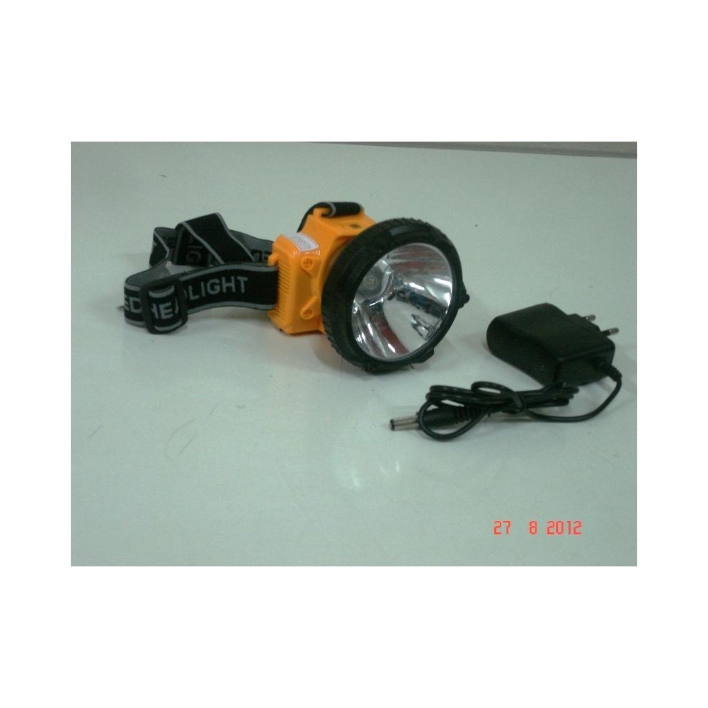 LANTERNA CABECA ALBATROZ 1LED RECARREFAVEL REF-759
