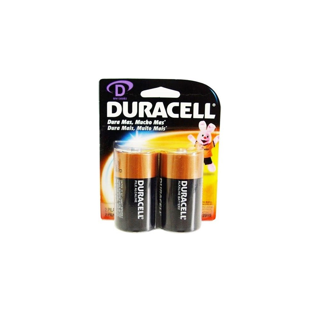 PILHA ALCALINA DURACELL  'D' GRANDE COM 2 UNIDADES