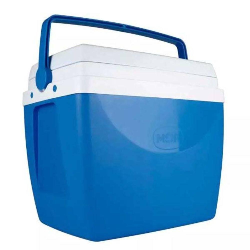 CAIXA TERMICA MOR 34L AZUL/VERM